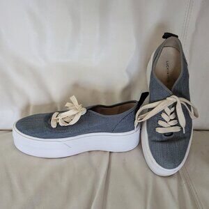Lucky Brand Fenmina Platform Sneaker Blue size 8.5/39